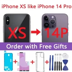 DIY Back Cover Housing For Apple iPhone XS Convert into Apple iPhone 14 Pro, iPhone XS Like iPhone 14 Pro Housing