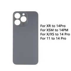 Back Glass for DIY XR to 14 Pro, XS Max to 14 Pro Max, X/XS to 14 Pro, 11 to 14 Pro Back Glass Replacement