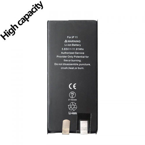 3500 mAh Apple iPhone 11 High Capacity Battery Cell No Cable Replacement - Grade AA