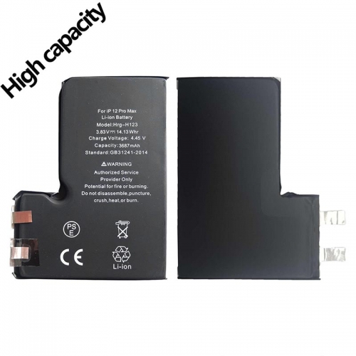 4000 mAh Apple iPhone 12 Pro Max High Capacity Battery Cell No Cable Replacement - Grade AA