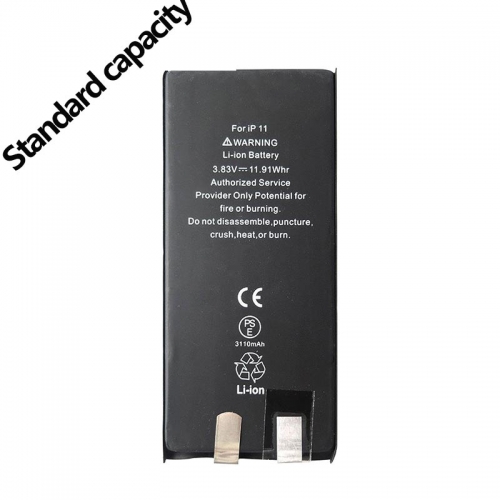 3110 mAh Apple iPhone 11 Standard Capacity Battery Cell No Cable Replacement - Grade AA