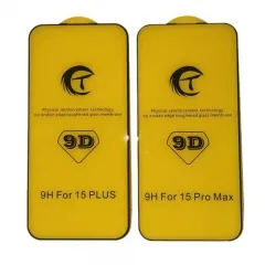Full Screen 9D Tempered Glass Film For iPhone 14 - 15 Pro Max