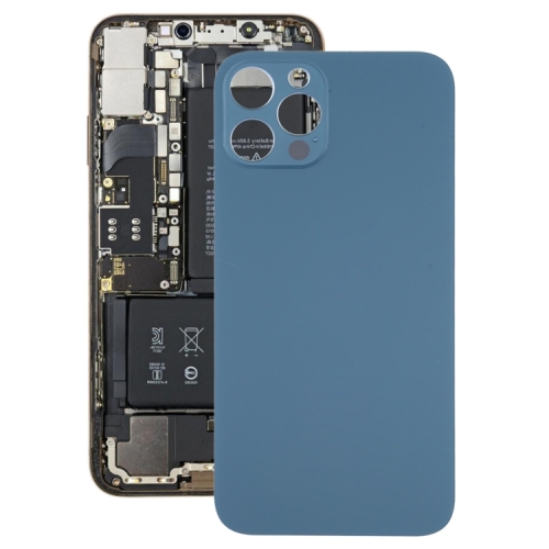 Back Glass Cover With Big Camera Hole Replacement For Apple iPhone 12 Pro - Silver/Graphite/Gold/Pacific Blue - AA