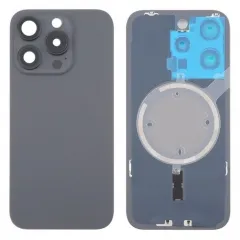 Apple iPhone 16 Pro/ 16 Pro Max Back Cover Glass with Camera Lens + Magnet