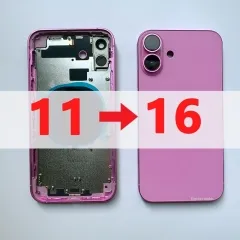DIY iPhone 11 Convert to iPhone 16 Housing, iPhone 11 Like 16 Back Battery Middle Frame, iPhone 11 Body iPhone 16 Back Housing