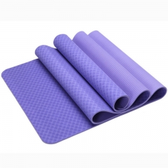 high elastic cheap tpe yoga mat with carrying strap