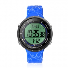 10 ATM Water Resistant Sports Watch for Swimming and Diving, with Functions of Stopwatch, Countdown, Dual Time, Alarm Clock, 12 and 24 Hour Format Swi