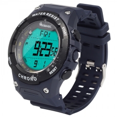 Digital Sports Wristwatch for Swimming and Diving 10 ATM Waterproof with Functions of Alarm Clock, Stopwatch, Chronograph, Countdown, Timer, Dual Time