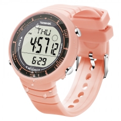 Women Girls Sports Swimming Diving Wristwatch 10 ATM Waterproof, with Multiple Functions of Alarm Clock, Stopwatch, Countdown, Dual Time, 12 and 24 Ho