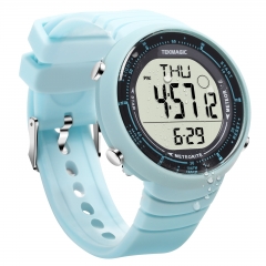 Digital Sports Watch for Boys and Girls Swim or Dive 100m Underwater, with Multiple Functions of Alarm Clock, Stopwatch, Countdown, Dual Time, 12 and