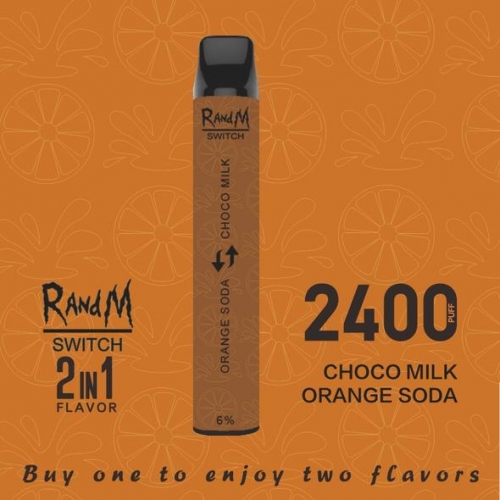 RandM Switch Vape 2 in 1 Dual Flavors Disposable E-cigarette for Sale