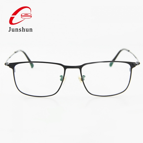 JS-021 - Sample for order from France simple titanium optical glasses frame