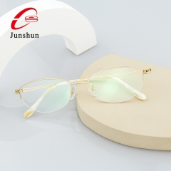 5060 - Simple pattern decoration exquisite high-end quality titanium frame for Lady