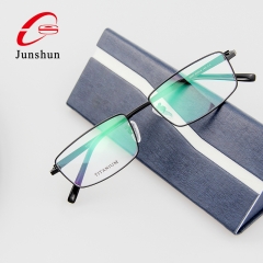 3301 - Flexible hinge in simple business style high quality titanium framefor Men