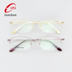 5060 - Simple pattern decoration exquisite high-end quality titanium frame for Lady