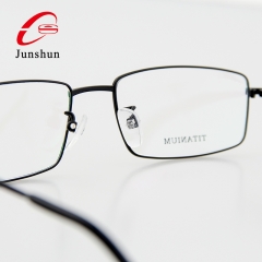 3301 - Flexible hinge in simple business style high quality titanium framefor Men