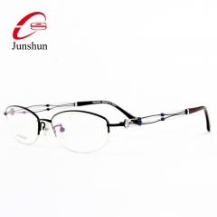 8814 - Grace Titanium line semi-rim frame in elegant design for lady