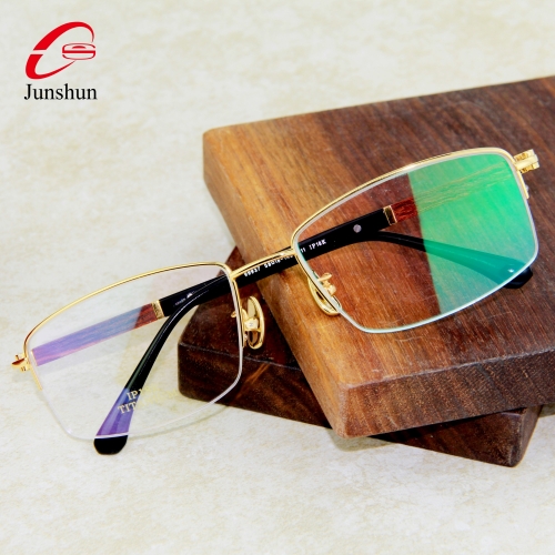 99937 - Sandalwood with two titanium lines quality frame for Men