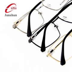 9803- Black agate Luxury Scorpion titanium full rim eyeglasses frame for men
