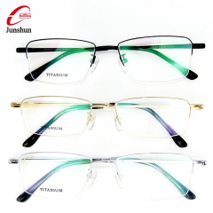 2034 - simple business style titanium spectacle frame for Men