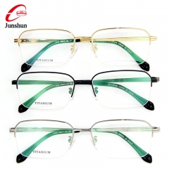 6104 - Traditional titanium in business style optical frame for men