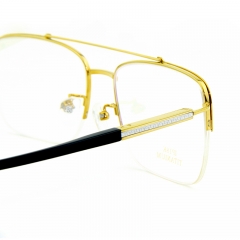 6081- simple business style titanium spectacle frame for Men