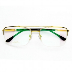 6081- simple business style titanium spectacle frame for Men