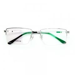 6089 - simple business style titanium spectacle frame for Men