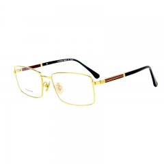 99939- Business style titanium frame natural sandalwood for Men