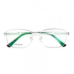 6096- Titanium wire grace design optical frame for Men