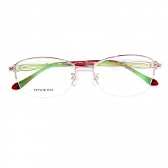 8870- Titanium line Half frame in elegant design for lady