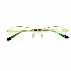 8870- Titanium line Half frame in elegant design for lady