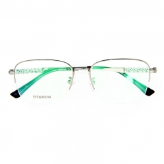 6097- Titanium line wire Classic design optical frame for Men