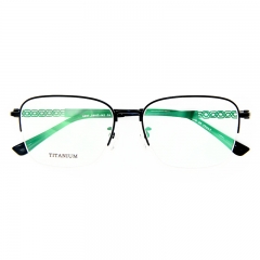 6097- Titanium line wire Classic design optical frame for Men