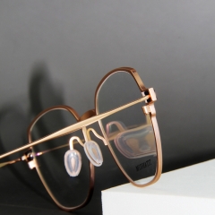 3125 Ultra Small Rounded Temple European Designed Young Eyeshape Optical Titanium Frame High Quality - Unisex