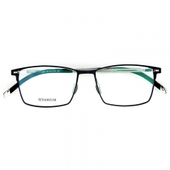 3108 Extra Simple Designed Square Eyeshape Titanium Frame European Young Style High quality - Unisex