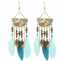 Earrings with gemstones
