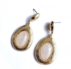 Earrings with gemstones