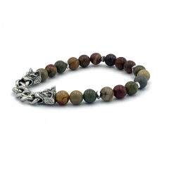 Bracelets for men with various gemstones