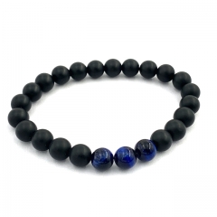 Bracelets for men with various gemstones