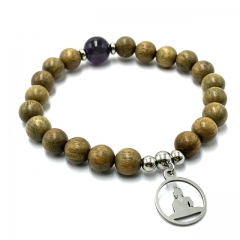 Green Sandalwood 21 beads Paramita bracelets