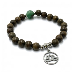 Green Sandalwood 21 beads Paramita bracelets