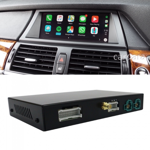 Apple carplay Android Auto MirrorLink Integration decoder bmw X5 M E70 2009-2013 CIC system wireless iphone car play interface