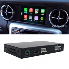 SLK class R172 factory audio radio screen retrofit wireless carplay decoder box android auto interface device using original mic