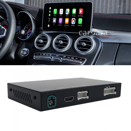 Car radio upgrade wireless apple carplay interface box for mercedes C class W205 GLC X253 dvd multimedia android auto decoder