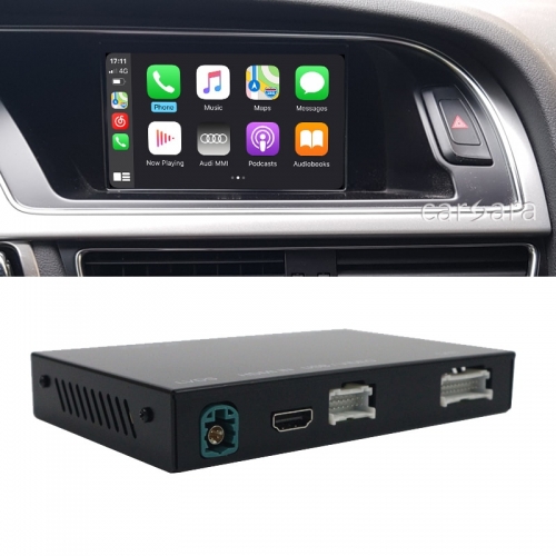 Car apple play for 2010-2016 S4 / S5 B8 MMI 3G Wireless iphone carplay apps android auto mirror BT call map gps hdmi integration