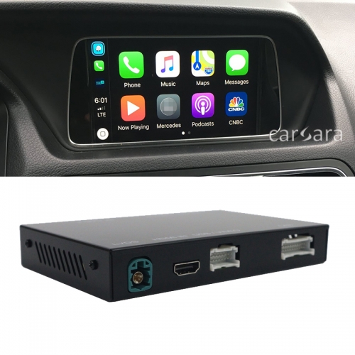 Car radio retrofit wireless Apple CarPlay module box for E class coupe W207 C207 convertible A207 head unit screen NTG4.5 4.7