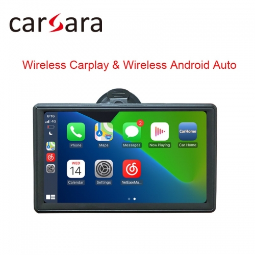 Single Din Touch Screen Apple Carplay Wireless Android Auto Display for Saab Saturn Seat Subaru Suzuki Airplay Mirror Link Kit