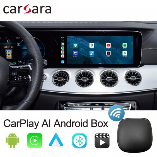 Latest AI Device Android Auto Wireless Apple CarPlay Dongle 8-core 4+64G Android 9 OS Decoder for Tata Toyota Vauxhall VW Volvo