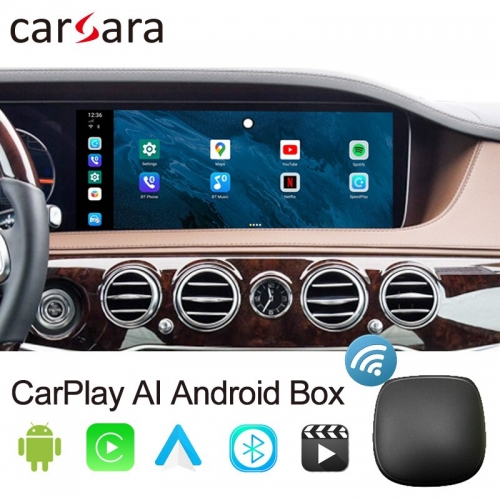 Wireless Apple CarPlay AI Box 4G+64G Android 9.0 System for Car Multimedia Wired CarPlays Plug and Play Mirror Link Adapter Kit